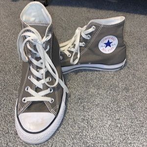 Grey High Top Converse